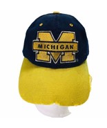 Vtg University Of Michigan Wolverines Wool Grossman Snapback Distressed ... - £52.16 GBP