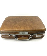 Vintage American Tourister Luggage Suitcase Mottled Brown Marble 16”x21”... - £47.46 GBP