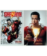 Geoff Johns &amp; Gary Frank SHAZAM #1 Special Edition / Zachary Levi Back C... - $21.60 CAD