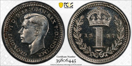 1937 Great Britain Silver Penny PCGS PR65 - £129.65 GBP