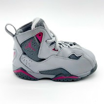 Jordan True Flight GT Wolf Grey Deadly Pink Toddler Sneakers 645071 018 - $64.95
