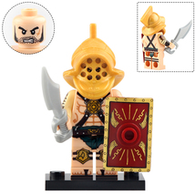 Roman Gladiator (Spartacus) Medieval Greece Minifigures Block Toys - £2.38 GBP