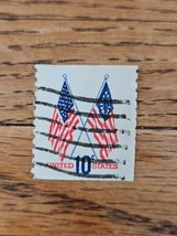 US Stamp 50 Star/13 Star Flags 10c Used - £0.76 GBP