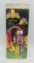 1994 Nelsonic Mighty Morphin Power Rangers Stick-on clock, keychain &amp; Stop Watch - £53.35 GBP