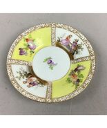 Antique Dresden Porcelain - Hand Painted Floral Trinket Dish - €15,27 EUR