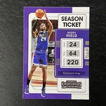 2021-22 Panini Contenders Basketball Buddy Hield Base #69 Sacramento Kings - £1.58 GBP