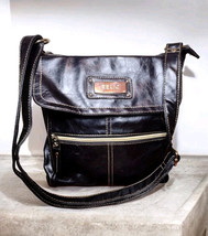 Relic Faux Leather Convertible Crossbody Purse Shoulder Bag Black Cardho... - £15.25 GBP