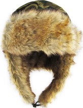 Woodland Camouflage Aviator Trapper Winter Hat Lined Cap - £14.87 GBP