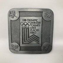 XIII Olympic Winter Games Lake Placid New York Belt Buckle True Distance... - £29.78 GBP