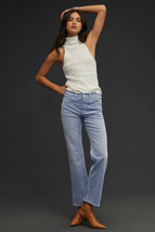  New Anthropologie The Yaya Mid-Rise Crop Flare Corduroy Jeans 23T Blue $88 - £62.30 GBP