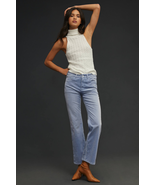  New Anthropologie The Yaya Mid-Rise Crop Flare Corduroy Jeans 23T Blue $88 - £61.95 GBP