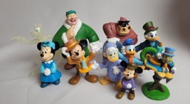 Vintage Disney Holiday Mickeys Christmas Carol Figures 2002 Lot Of 10 - $35.63