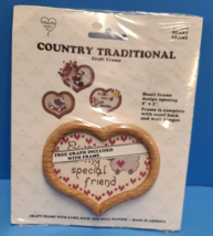 Whats New Country Traditional heart craft frame Ewe are Special Friend  2X3 - £7.07 GBP