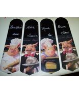 CUSTOM~ ~NEW~~CHALKBOARD MENU PIG CHEF WAITER LUNCH DINNER CEILING FAN - $2,203.13 MXN
