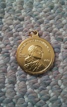 000 Northern Plains Reservation AId Coin Pendant 2017 Sequoyah Sacagawea - $7.99