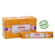 Satya Champa Agarbatti Incense Sticks 15g x 12 Boxes = 180g Free Shipping - £15.13 GBP