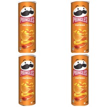 4 Pack Pringles Paprika Potato Chips Crisps Snack 4x165gr - $65.48