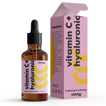 Vimty Vitamin C Serum with Hyaluronic - Anti-Aging Brightening, 1 oz Exp... - £7.06 GBP