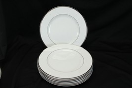 Mikasa Cameo Platinum Ultima + Dinner Plates 10.75&quot; Lot of 7 - £39.07 GBP