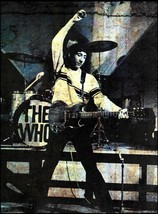 The Who Pete Townshend live Gibson SG guitar 8 x 11 pin-up photo artwork - $4.01