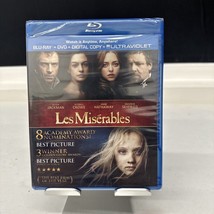 Les Miserables - Blu Ray+DVD+Digital Copy+ULTRAVIOLET Hugh Jackman Anne Hathaway - £6.42 GBP