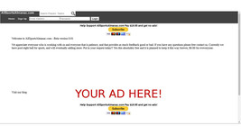 Advertise On AllSportsAlmanac.com 250 x 250 or smaller or  HTML Link - A... - $0.99