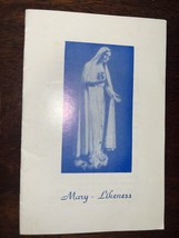 Mary Likeness Prayer Card 194 Nihil Obstat Joseph Casey CT - $9.00