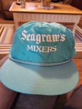 Vintage Snapback Ropebill Trucker Hat/Cap Seagrams Mixers - $11.87