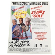 Rich Little Signed Comedian Flyer Little Scams Comic 1991 Autographed - $39.55