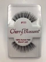 Cherry Blossom Eyelashes Model# 120 100% Human Hair Black 1 Pair Per Each Pk - £1.50 GBP+