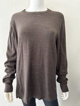 Smartwool Sparwood Crew Sweater Merino Wool Brown Men’s Size L - $36.77