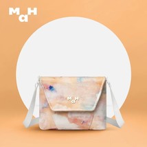 MAH   Messenger Bag Niche Student Women Small Satchel Personalized Oil Painting  - £143.24 GBP
