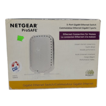 Netgear ProSafe GS605 5 Port Gigabit Fast Ethernet Desktop Network Switc... - $13.46