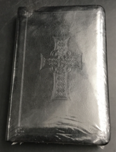 New Sealed Bible ESV English Standard Version Travel Size Celtic Cross C... - $14.01