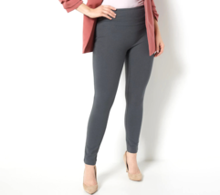 Women with Control Regular Tummy Control SMOOTH &amp; SLEEK Leggings Smoke, LARGE - £14.76 GBP