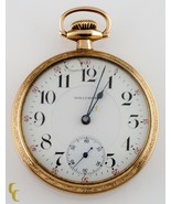 Waltham Ouvert Visage 14k or Jaune Rempli Poche Montre 23 Jewels Taille ... - $2,556.10 CAD