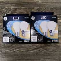 GE A15 E26 (Medium) LED Bulb Soft White 60 Watt Equivalence 2 pk -Pack of 2 - £23.59 GBP