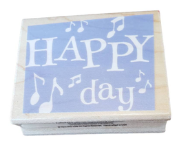 Hero Arts Happy Day Confetti Wood Mounted Rubber Stamp E3733 - $4.94