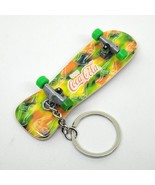 Coca Cola Mini Skateboard Keychain / Fingerboard Toy (Spring Color &amp; Bot... - $11.90