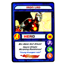 Iron Lad 2006 Marvel Scholastic Super Hero Collector&#39;s Club TCG Card - £1.51 GBP