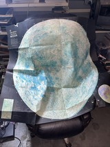 Vintage Rand McNally Official Map Of The Moon 36x40 1980 - $18.00