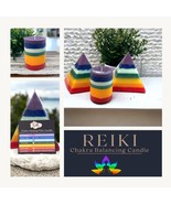 Reiki Chakra Pyramid or Pillar Candle - £27.69 GBP+