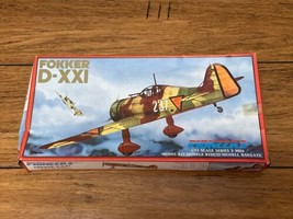 Vintage Model Plane Kit Pioneer 2 Fokker D-XXI airplane 1/72 Series 3 CV JD - $21.78
