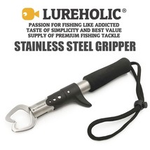 LUREHOLC 22CM Stainless Steel Fishing Gripper Professional Fish Grip Lip Clamp G - £52.40 GBP