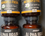 4X Onnit Labs Alpha Brain Memory &amp; Focus Bottle 30 Capsules Each 4 Bottles - £57.93 GBP