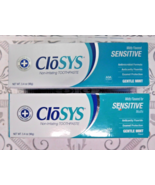 2-Pack CloSYS Silver Fluoride Toothpaste for Adults 55+, 3.4 oz Gentle Mint - $16.82