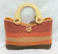 B’eautique beach bag tote handbag purse NWT orange - $558.38 MXN