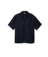 Dickies Men&#39;s  Industrial Short-Sleeve Work Shirt-LS535 Navy Medium - £22.81 GBP