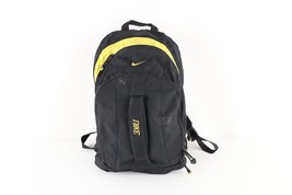 Vintage Y2K 2003 Nike Travis Scott Mini Swoosh Spell Out Backpack Book Bag Black - £78.85 GBP