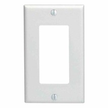 Leviton M24-80401-WMP 1-Gang Decora/GFCI Plastic Wallplate White (Lot of... - £13.44 GBP